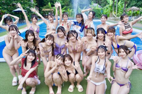 グラビアアイドルの集合写真